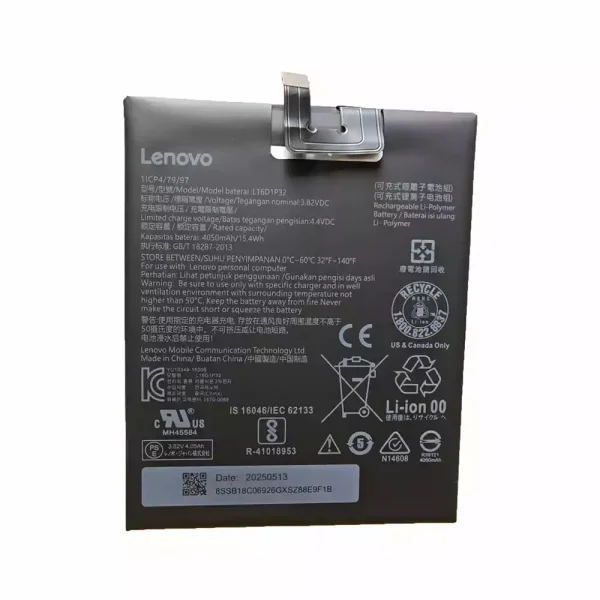 Bateria original L16D1P32 para LENOVO PHAB2 PLUS