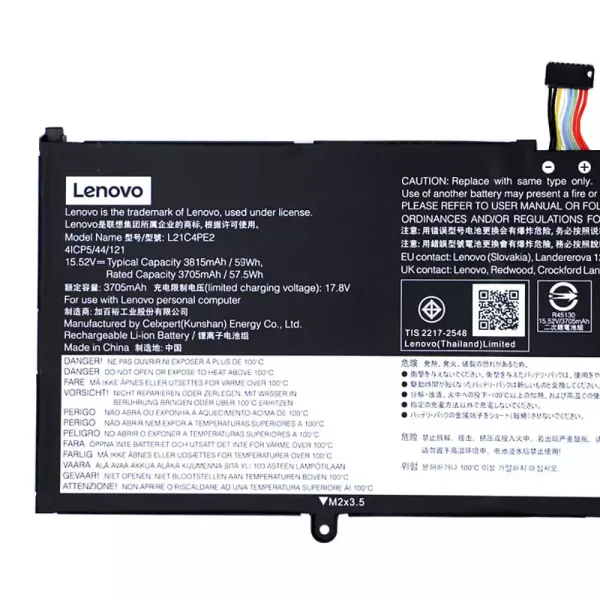 Bateria para computador portátil Lenovo L21C4PE2 L21M4PE2 L21D4PE1 - Image 2