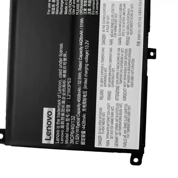 Bateria para computador portátil LENOVO L21M3PE0 L21C3PE0 L21L3PE0 L21B3PE0 - Image 2