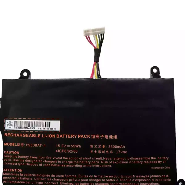 Bateria para computador portátil P950BAT-4 - Image 3