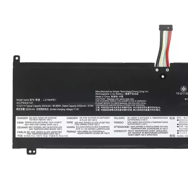 Bateria para computador portátil LENOVO L21M4PE1 L21C4PE1 L21B4PE1 - Image 3