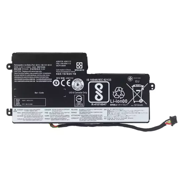 Bateria para computador portátil LENOVO 45N1112 45N1113