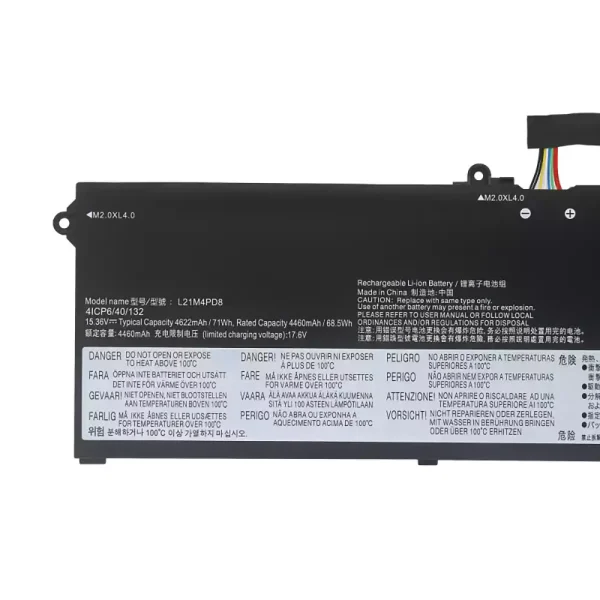 Bateria para computador portátil LENOVO L21C4PD8 L21D4PD8 L21L4PD8 L21M4PD8 - Image 3