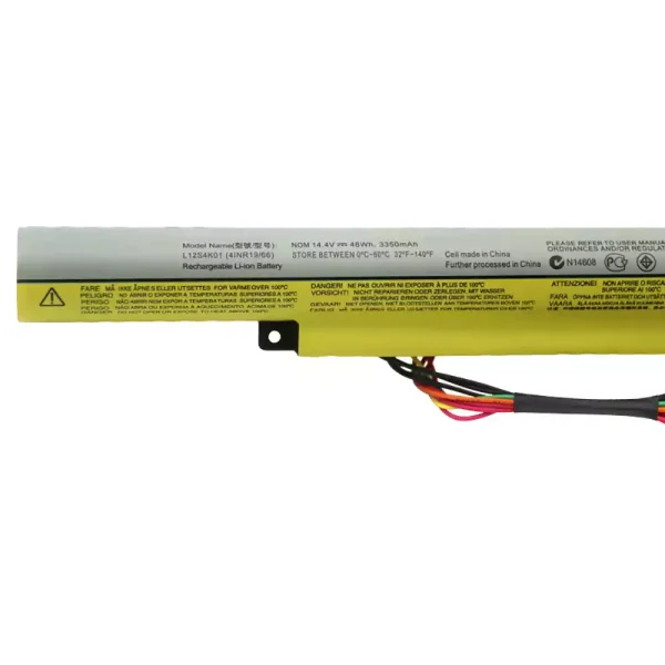Bateria para computador portátil LENOVO L12L4K01 L12S4E21 L12M4E21 L12M4K01 - Image 4