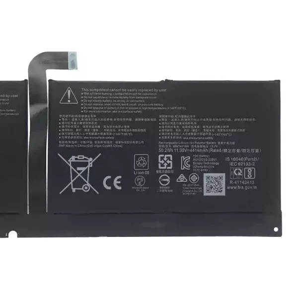 Bateria para computador portátil 96BTA016H 96BTA015H DYNC01,Microsoft Surface Pro 8 1983 1982 - Image 3
