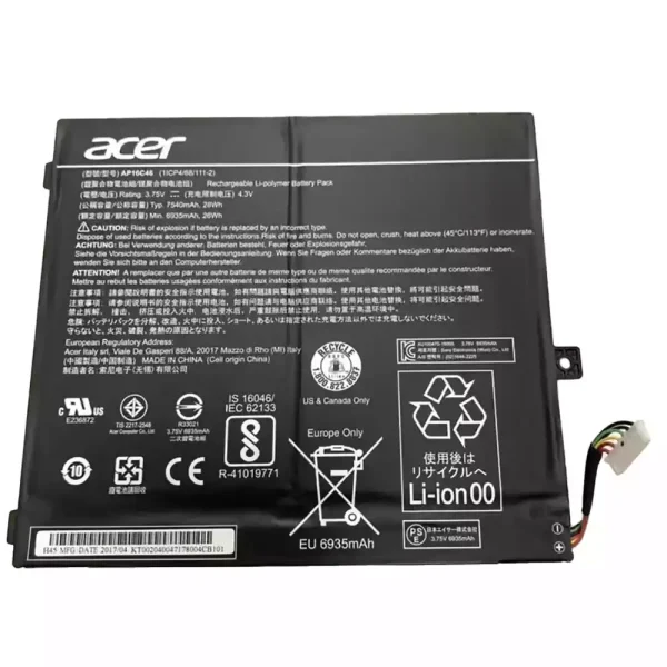 Bateria para computador portátil Acer AP16C46