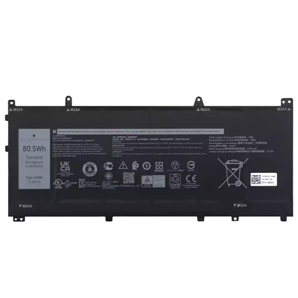 Bateria para computador portátil DELL VG661 V4N84,DELL Alienware x14 R1 R2