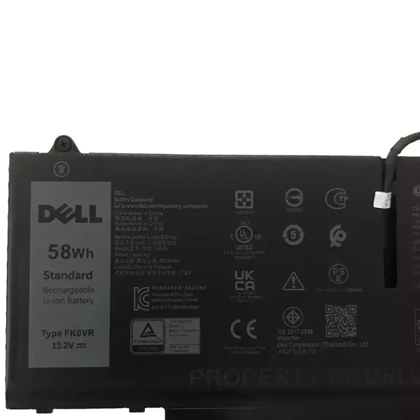 Bateria para computador portátil DELL FK0VR FKOVR - Image 3