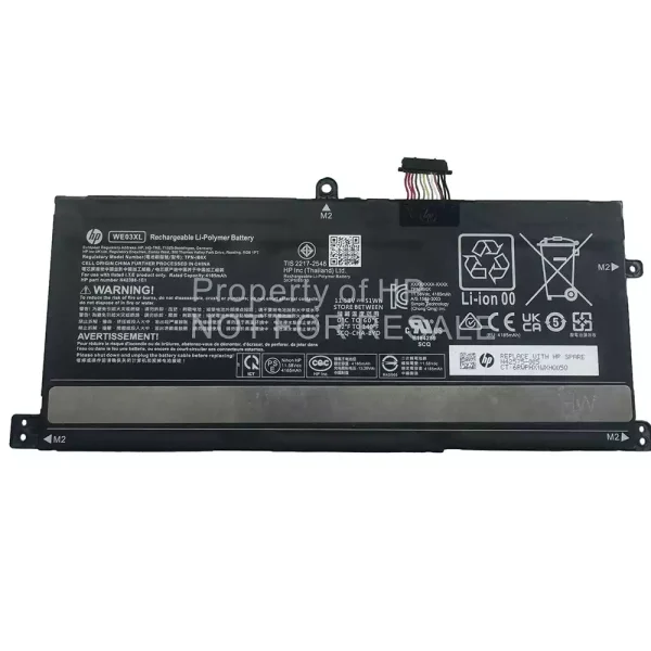 Bateria para computador portátil HP WE03XL TPN-IB0X N42575-005 N42388-1E1