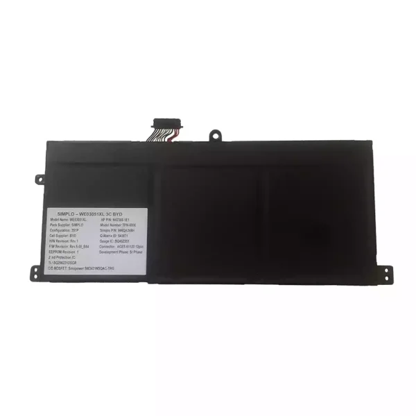 Bateria para computador portátil HP WE03XL TPN-IB0X N42575-005 N42388-1E1 - Image 2