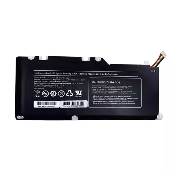 Bateria para computador portátil POSITIVO NV-636668-3S