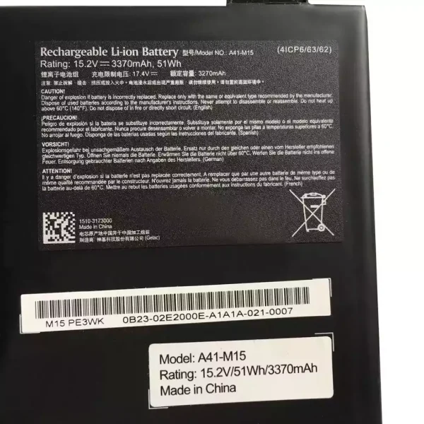 Bateria para computador portátil A41-M15 - Image 2
