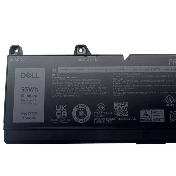 Bateria para computador portátil DELL 3RFGX 1XM5X - Image 3