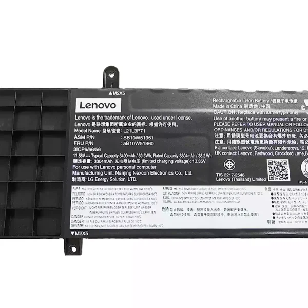 Bateria para computador portátil LENOVO L21L3P71 L21C3P71 L21M3P71 - Image 3
