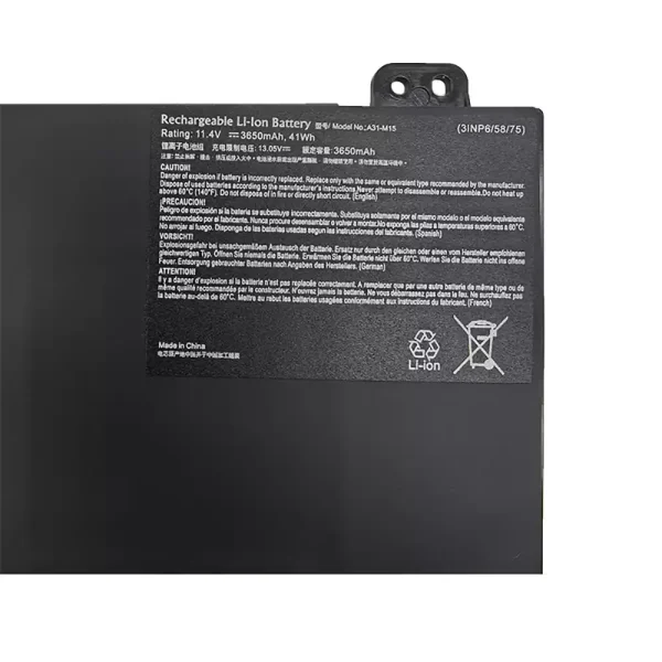 Bateria para computador portátil A31-M15 - Image 3