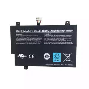 Bateria para computador portátil MSI BTY-S19