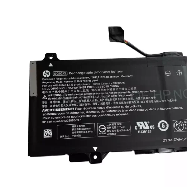 Bateria para computador portátil HP GG02XL - Image 3