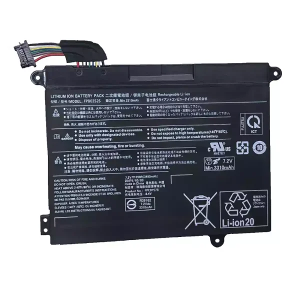 Bateria para computador portátil Fujitsu FPB0352S FPCBP578