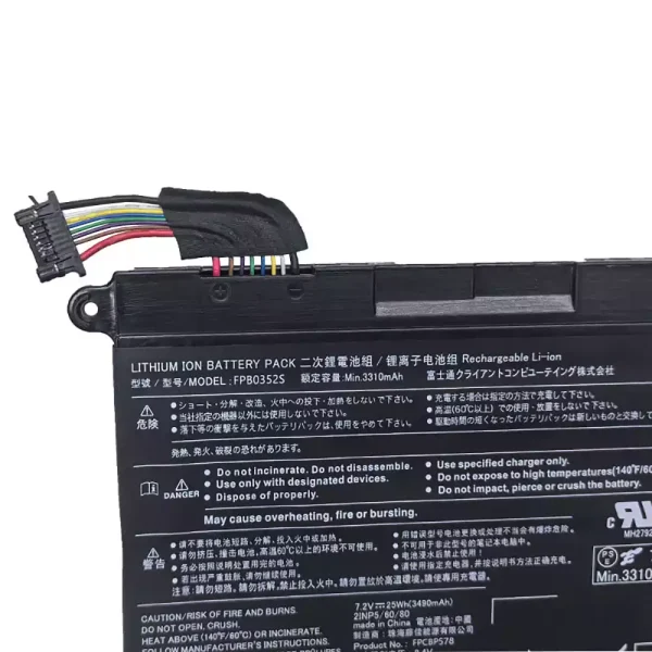 Bateria para computador portátil Fujitsu FPB0352S FPCBP578 - Image 3