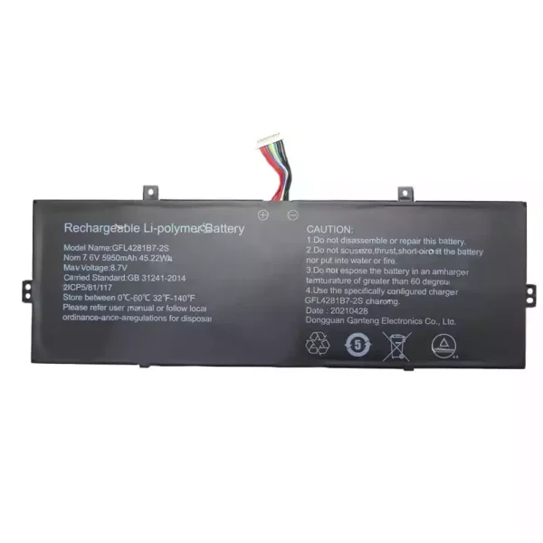 Bateria para computador portátil GFL4281B7-2S