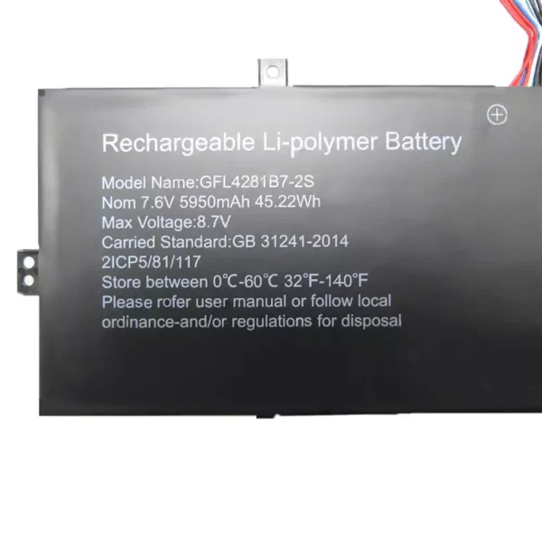 Bateria para computador portátil GFL4281B7-2S - Image 2