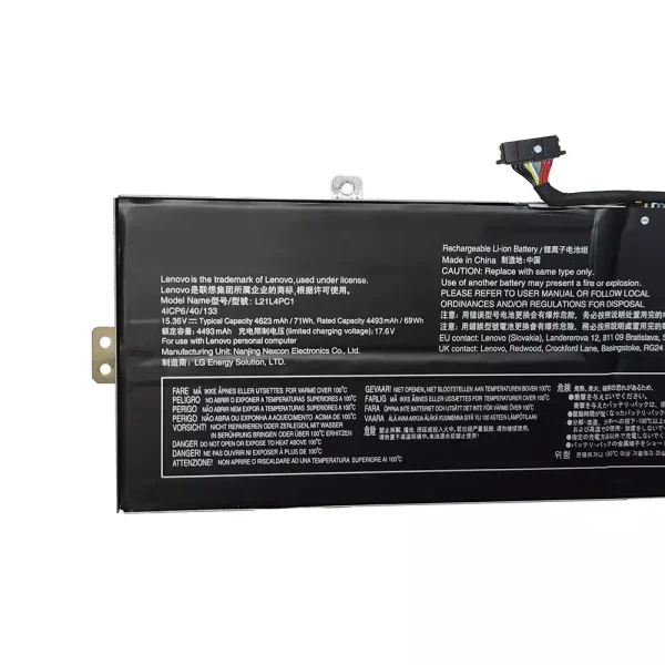 Bateria para computador portátil Lenovo L21M4PC4 L21L4PC1 - Image 3
