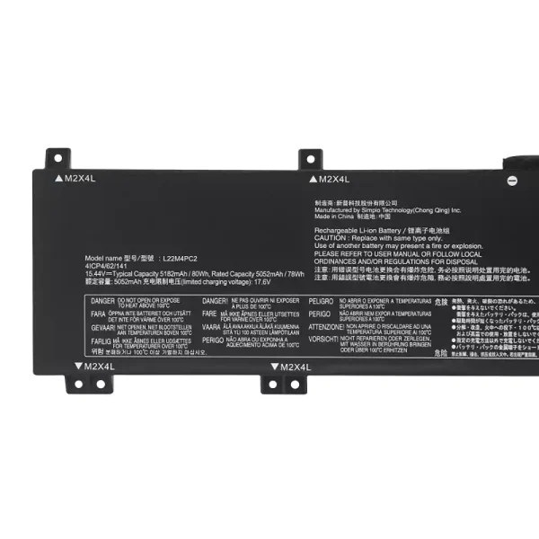 Bateria para computador portátil LENOVO L22M4PC2 L22B4PC2 L22C4PC2 L22D4PC2 - Image 3