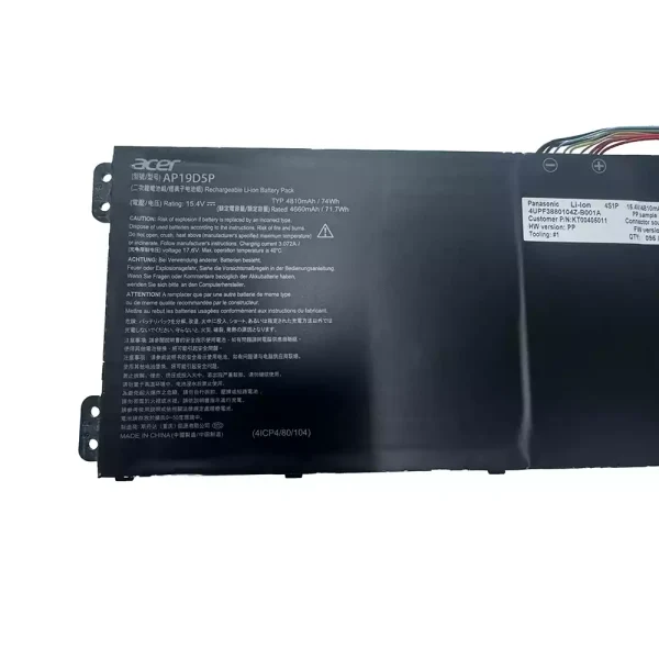 Bateria para computador portátil ACER AP19D5P - Image 3