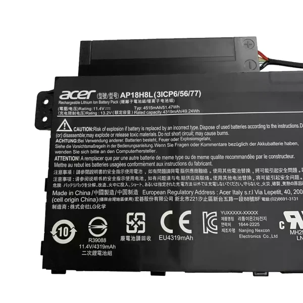 Bateria para computador portátil ACER AP18H18L - Image 2