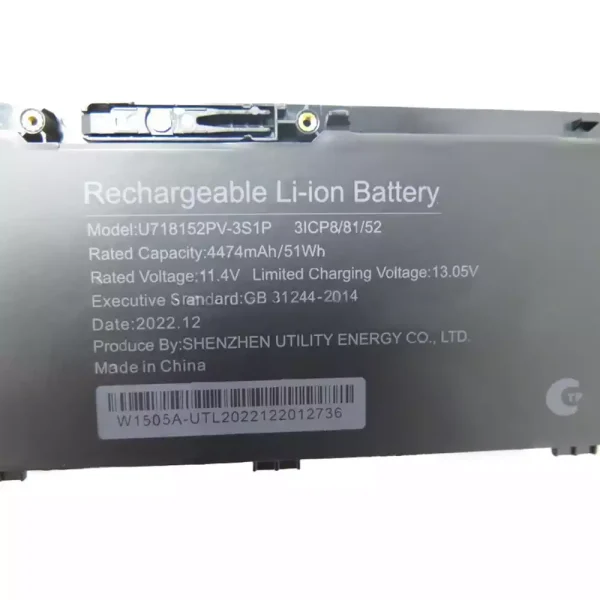 Bateria para computador portátil U718152PV-3S1P - Image 2