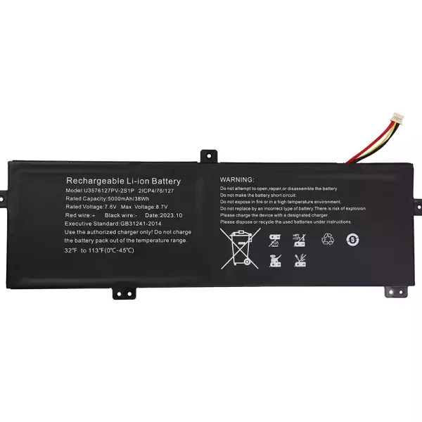 Bateria para computador portátil U3576127PV-2S1P 3576127P-2S1P