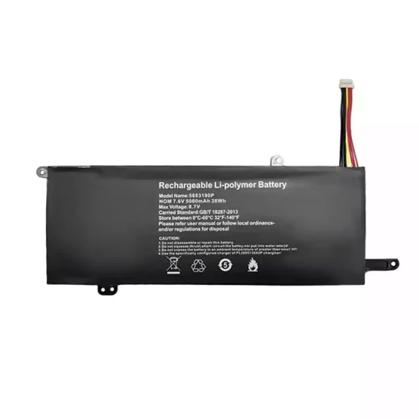 Bateria para computador portátil F152G-ZC-5095-4125 WTL-5883190P-2S 5883190P