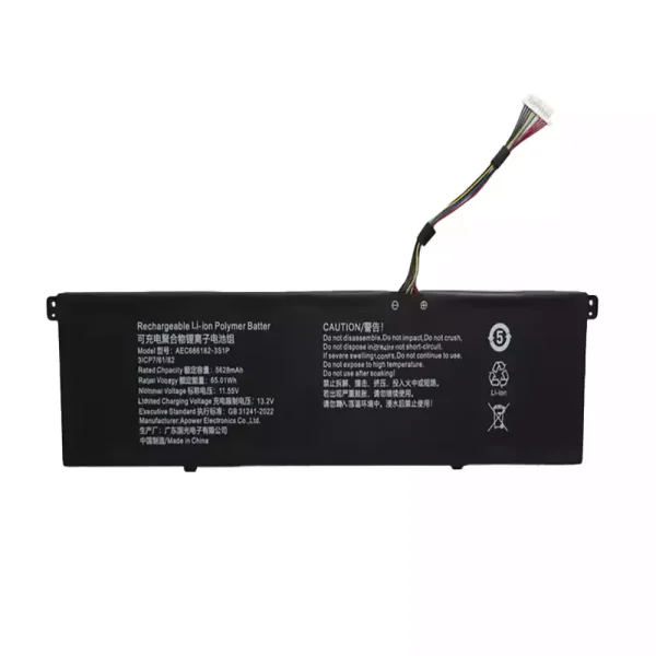 Bateria para computador portátil AEC686182-3S1P