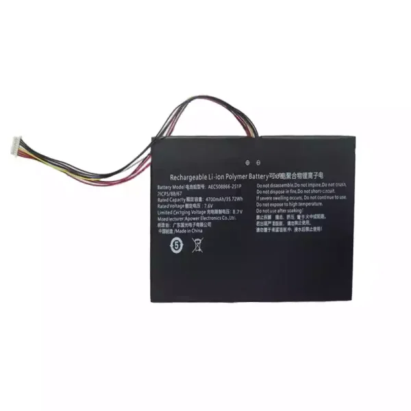 Bateria para computador portátil AEC508866-2S1P