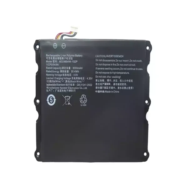 Bateria para computador portátil AEC485494-1S2P