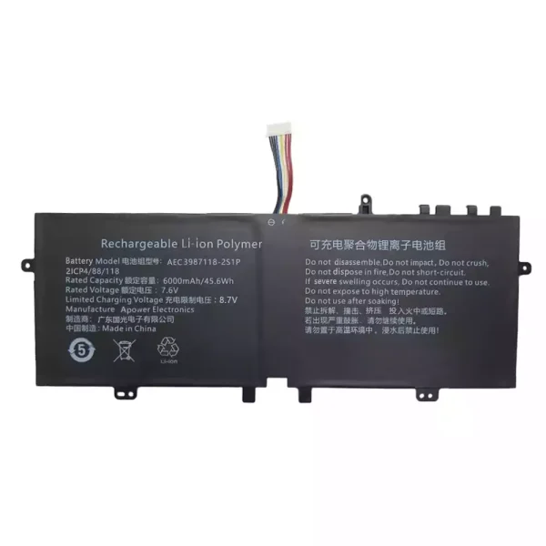 Bateria para computador portátil AEC3987118-2S1P