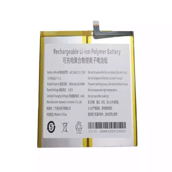 Bateria para computador portátil AEC3463113-1S2P