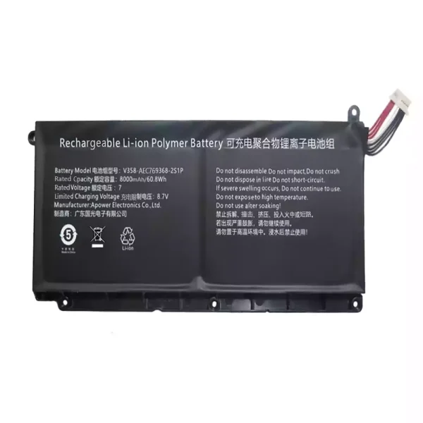 Bateria para computador portátil AEC769368-2S1P V358-AEC769368-2S1P