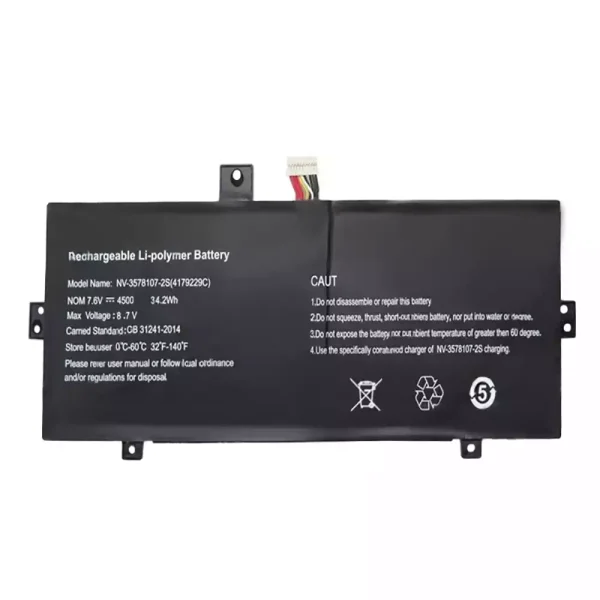 Bateria para computador portátil NV-3578107-2S 4179229C