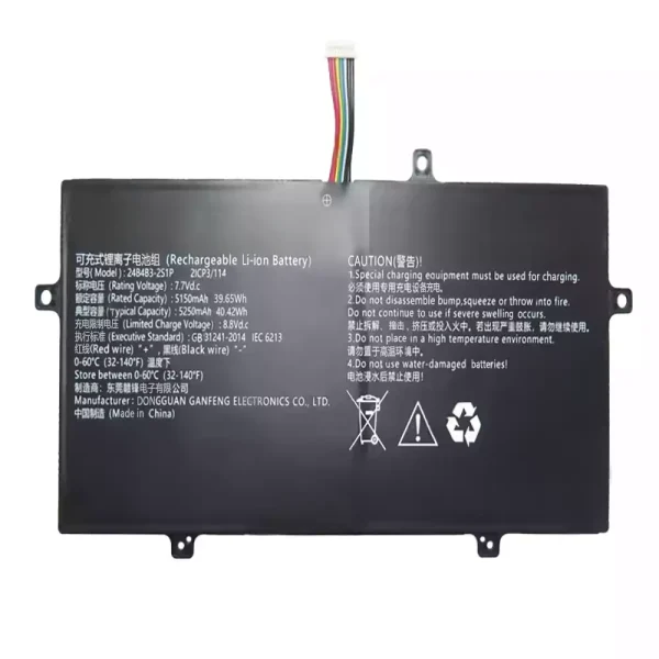 Bateria para computador portátil 24B4B3-2S1P