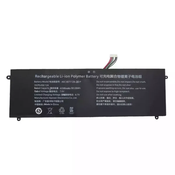 Bateria para computador portátil AEC4871128-2S1P