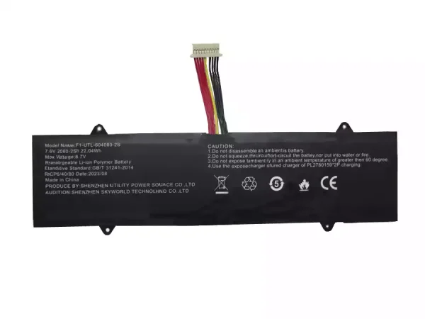Bateria para computador portátil F1-UTL-604080-2S