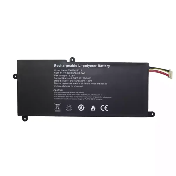 Bateria para computador portátil 536264-3S1P