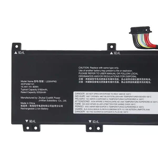 Bateria para computador portátil LENOVO L23M4PK5 L23B4PK5 L23X4PK5 L23C4PK5 L23D4PK5 - Image 3
