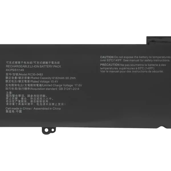 Bateria para computador portátil RAZER RC30-0483 RZ09-0510,BLADE 16 2023 - Image 3
