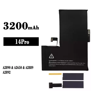 Bateria A2866H para iPhone 14 pro