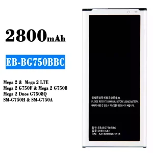Bateria EB-BG750BBC para Samsung Mega 2/Mega 2 LTE
