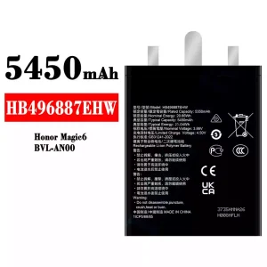 Bateria HB496887EHW para HUAWEI Honor Magie 6