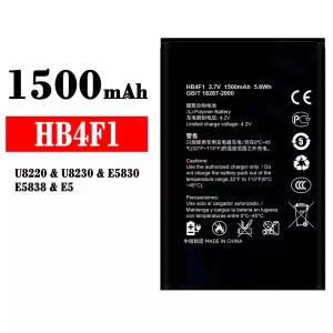 Bateria HB4F1 para HUAWEI U8220/U8230/E5830/E5838/E5