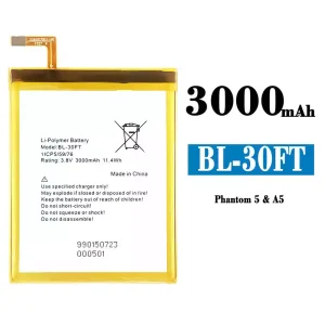 Bateria BL-30FT para Tecno Phantom 5 / A5